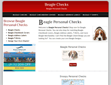 Tablet Screenshot of beaglepersonalchecks.com